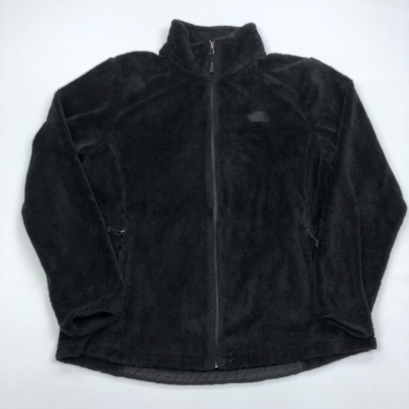 The North Face Jackets & Blazers - The North Face Osito Fleece Jacket Womens XL Black Full Zip Soft Fuzzy Coat